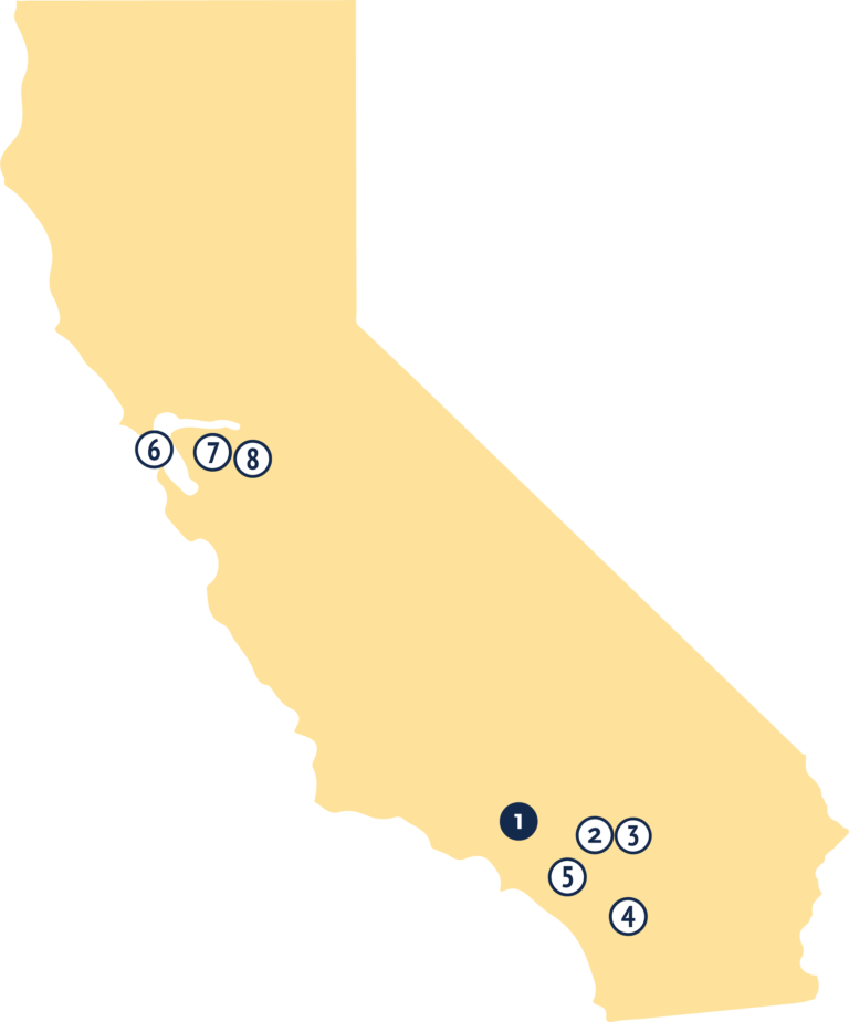 FasTrak in California map