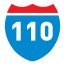 Interstate 110 shield
